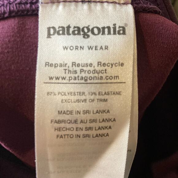 Patagonia Ankle Length Leggings with Media Pockets Purple Size Small - Picture 5 of 7